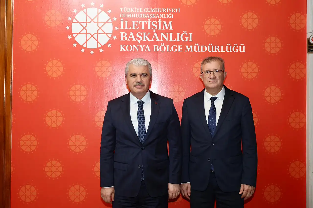 Vali Akın, İletişim Başkanlığının Konya çalışmaları hakkında bilgi aldı