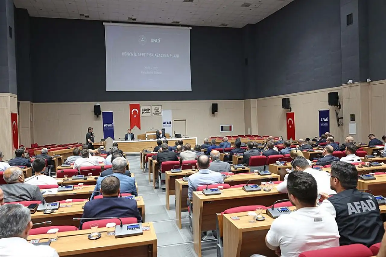 İRAP Bilgilendirme Toplantısı, Konya Valisi İbrahim Akın başkanlığında gerçekleştirildi