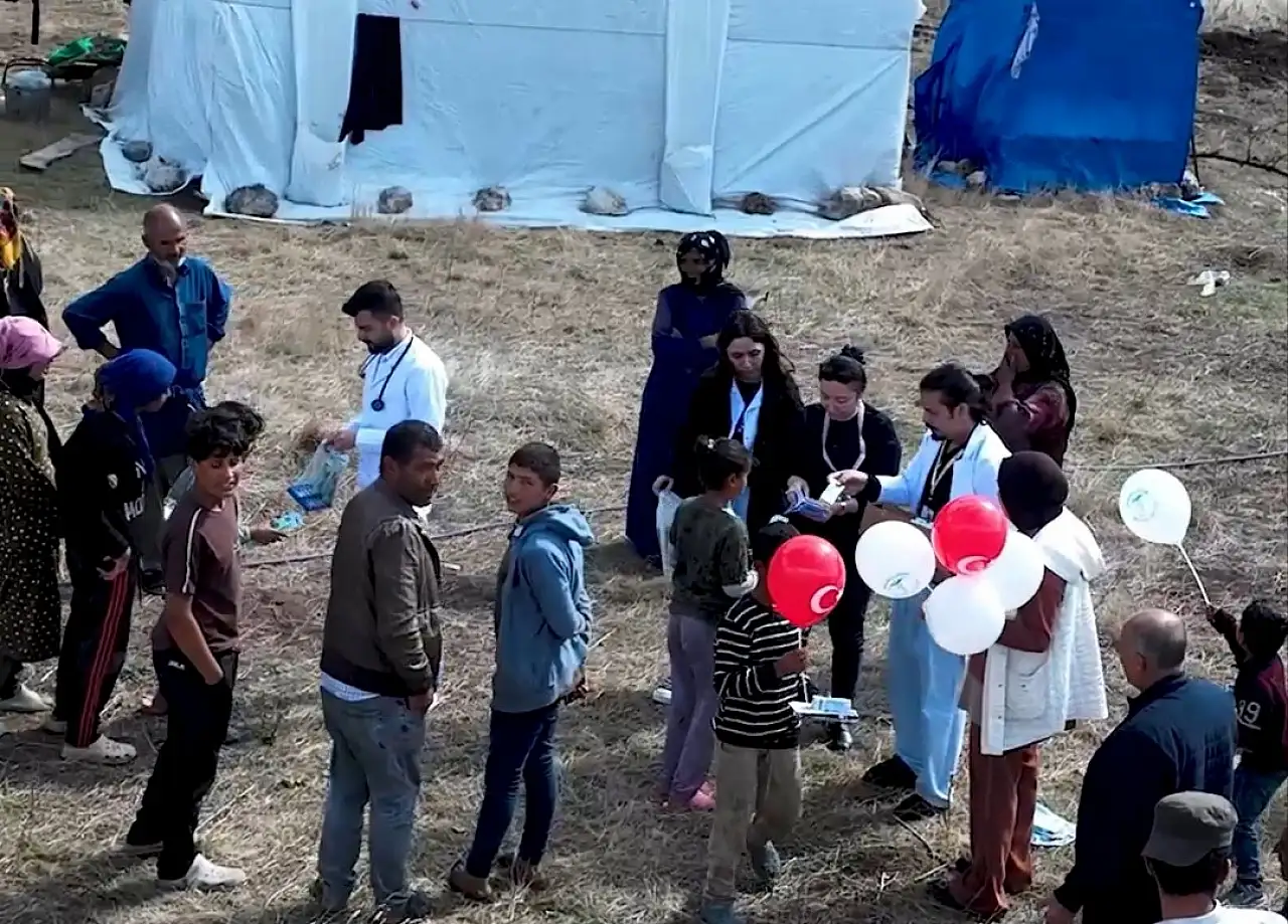 Konya'da mevsimlik tarım işçilerine yerinde sağlık taraması yapıldı!