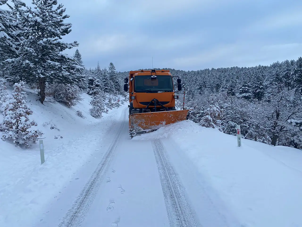 Konya karla mücadelede 24 saat teyakkuzda!