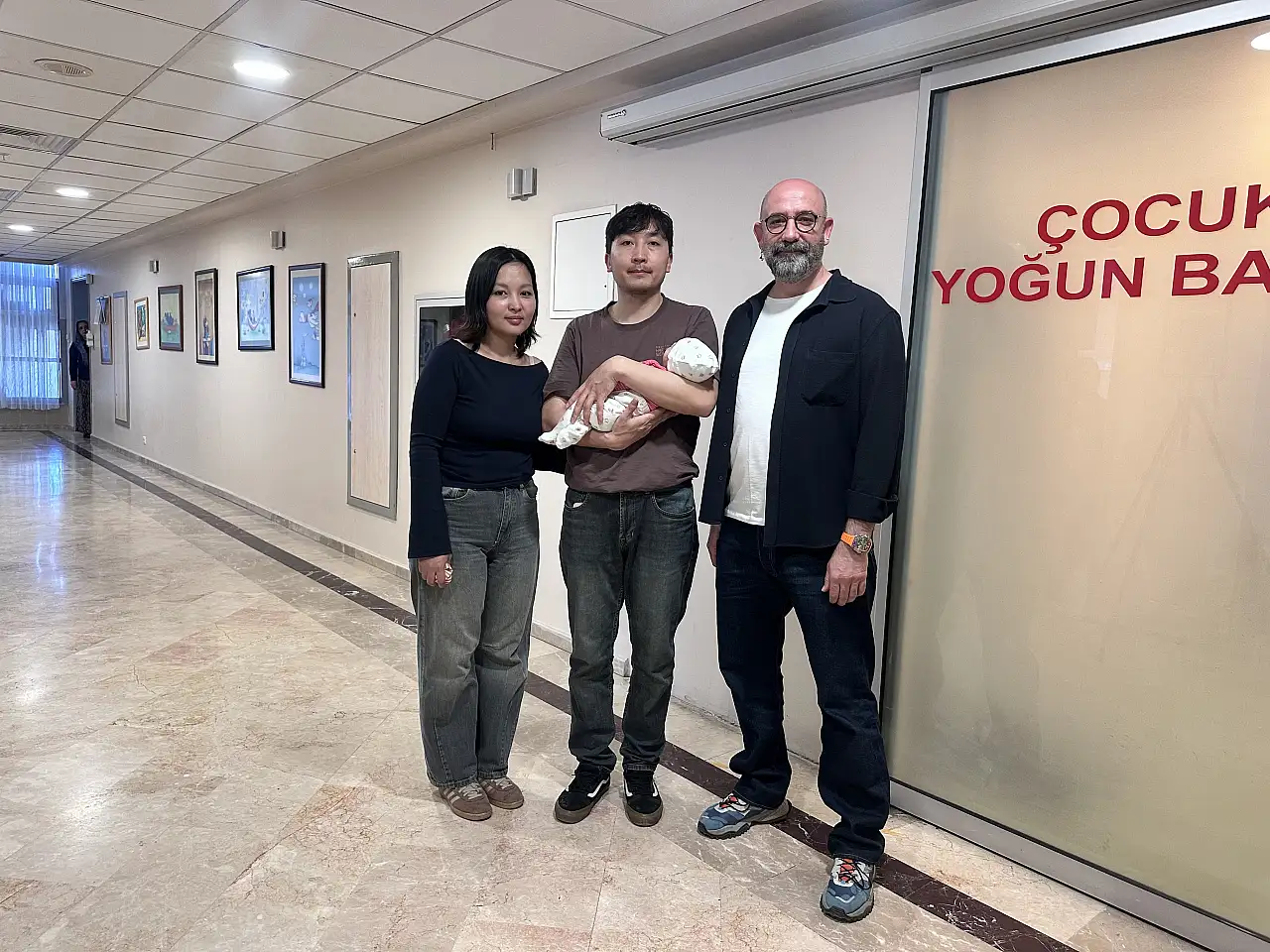 Moğolistanlı 10 günlük bebek Konya'da hayata tutundu