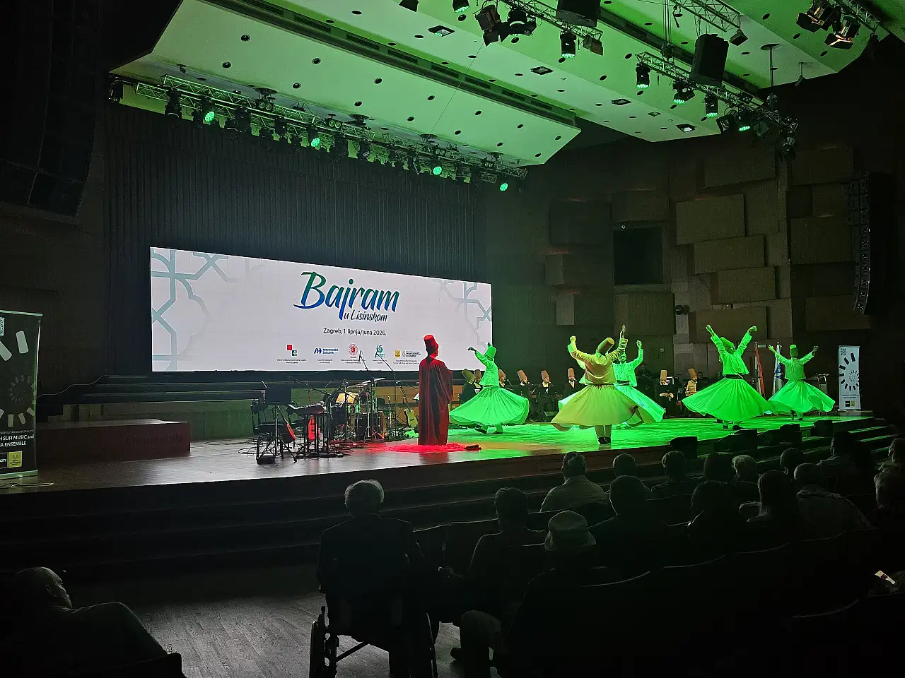 Konya'nın sema rüzgarı Zagreb'de esti!