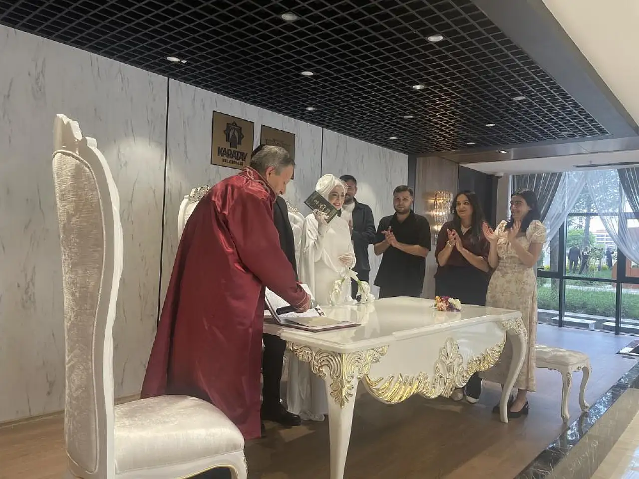 Konya'da unutulması imkansız tarihte evlendiler
