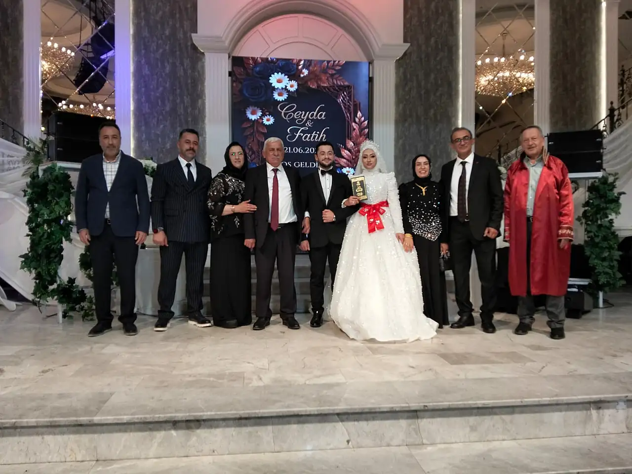 Ceyda ve Fatih çifti dünyaevine girdi
