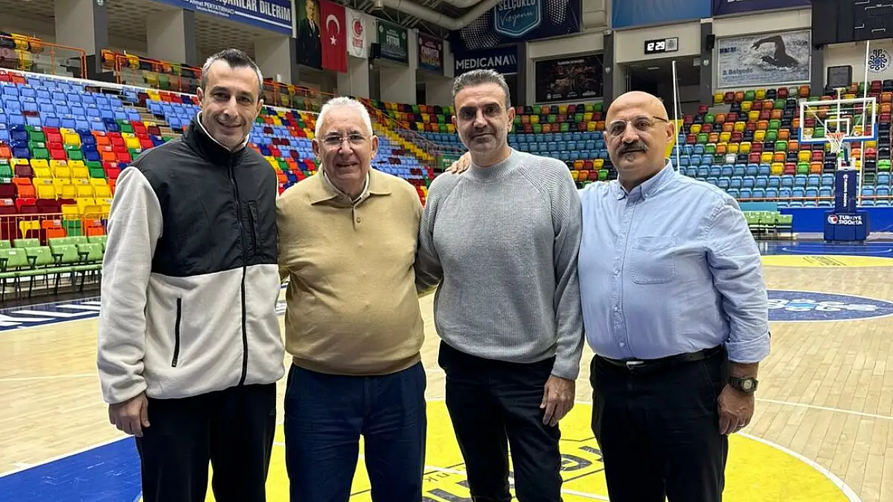 Efsane basketbol koçu Aydın Örs'ten Konya BBSK'ya ziyaret