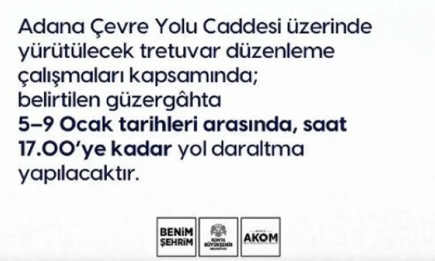 Konya AKOM Duyurdu: O Güzergahta Trafik Akışı Değişiyor