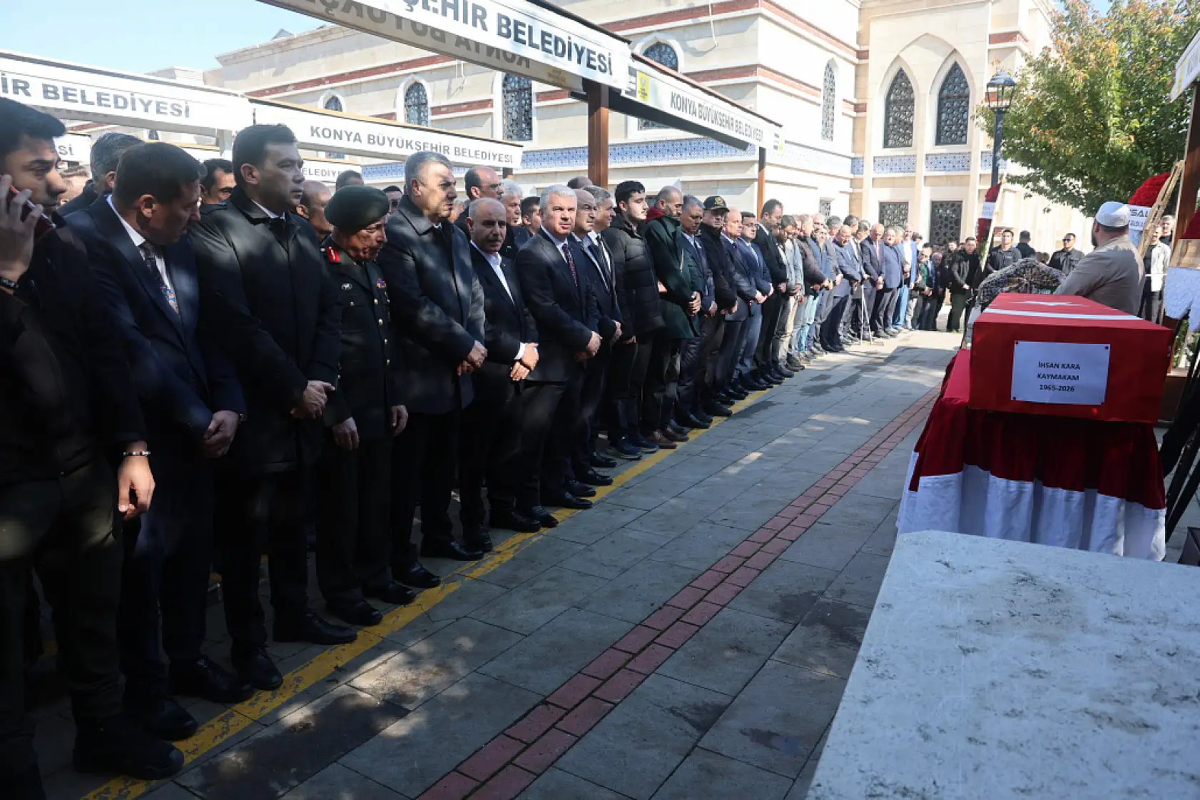 Kaymakam İhsan Kara memleketi Konya'da son yolculuğuna uğurlandı!