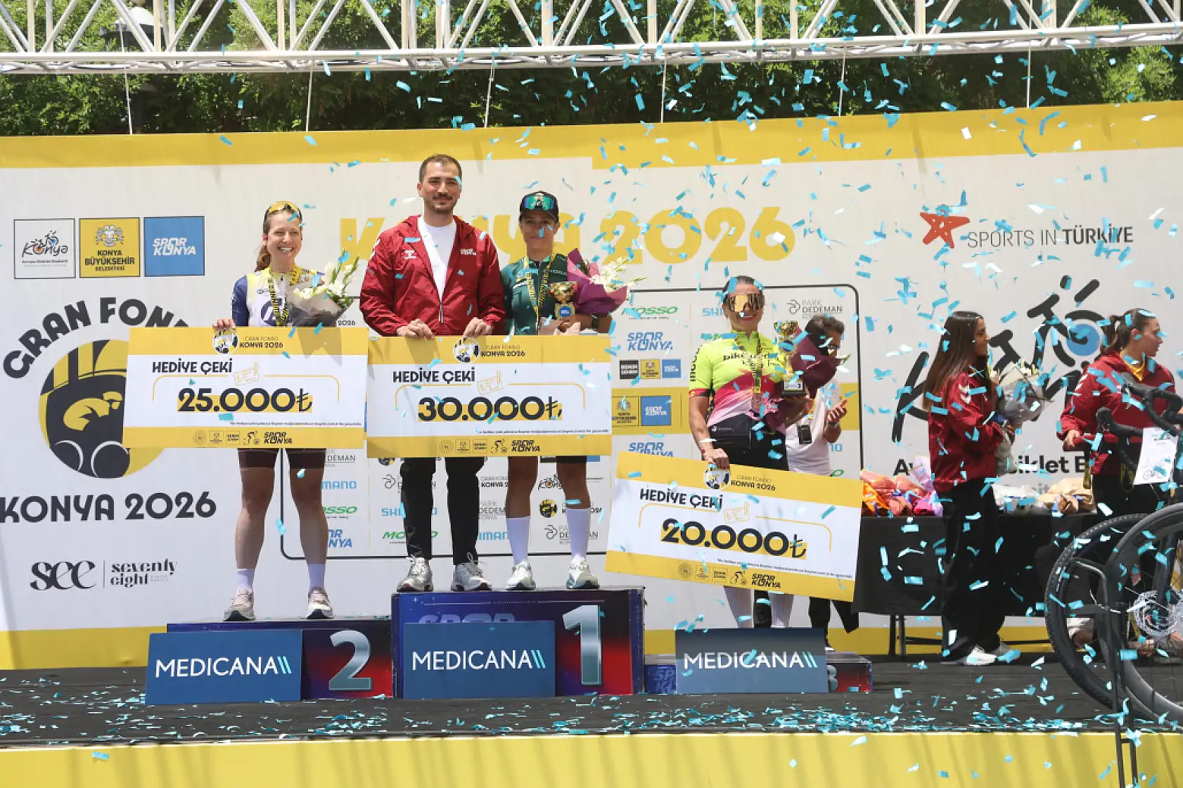 Konya'da bir ilk yaşandı! Granfondo Yarışı nefes kesti