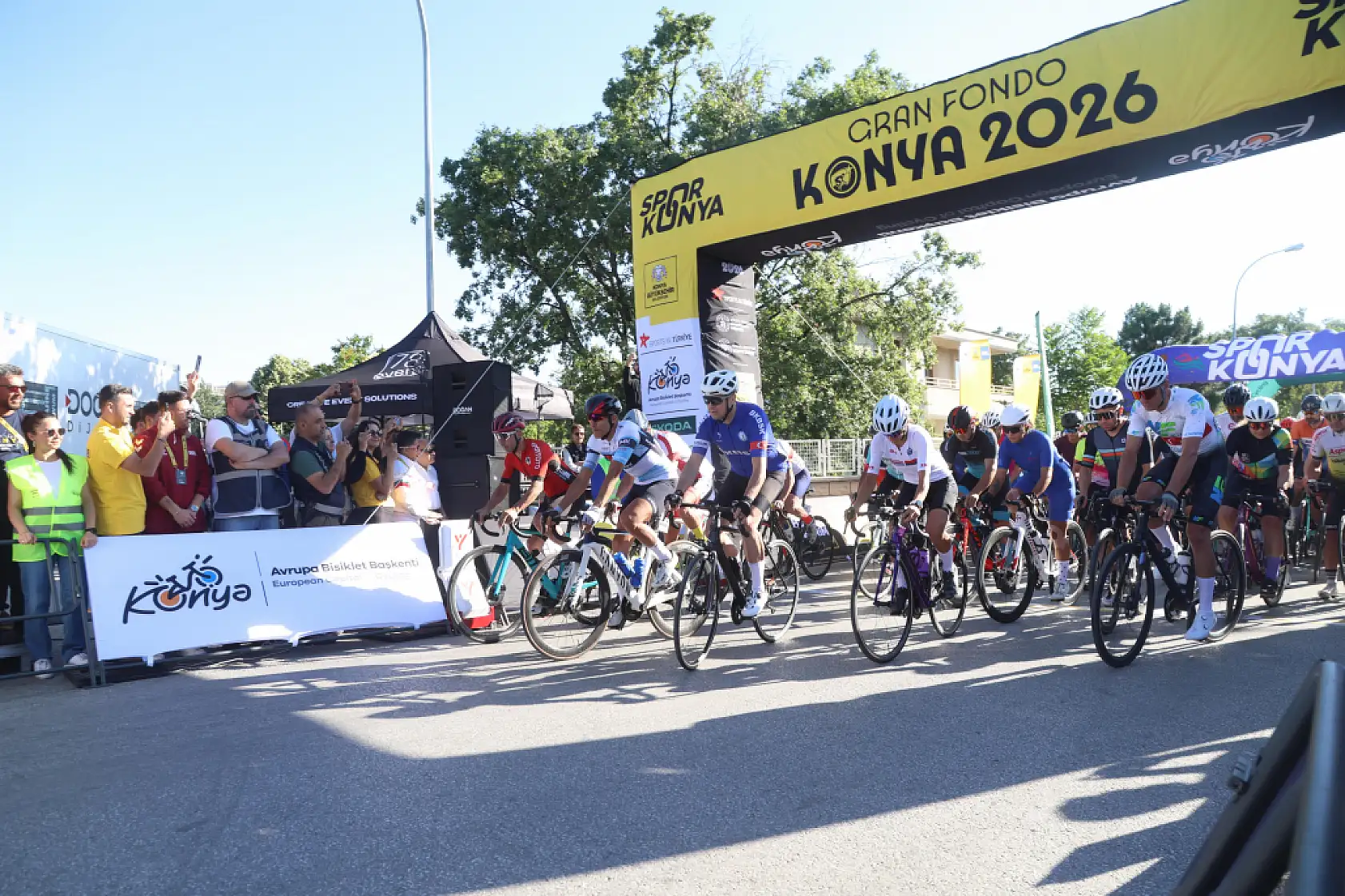 Konya'da bir ilk yaşandı! Granfondo Yarışı nefes kesti
