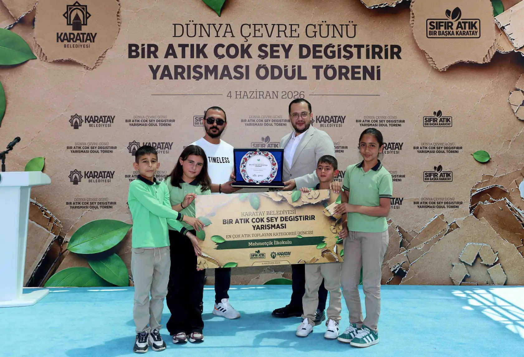 Karatay'da bir atık çok şey değiştirdi! Gençler geri dönüşümde tarih yazdı