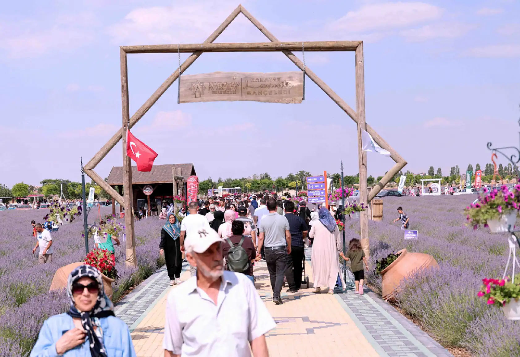 Konya'da mor şölen heyecanı: Binlerce kişi o eşsiz manzaraya akın etti!