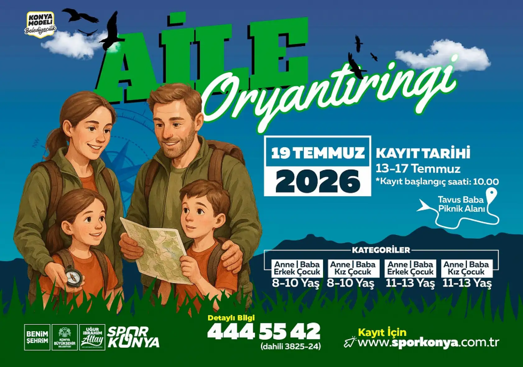 Konya'da ailelere özel dev organizasyona kayıtlar başlıyor: Ödül için yarışacaklar...