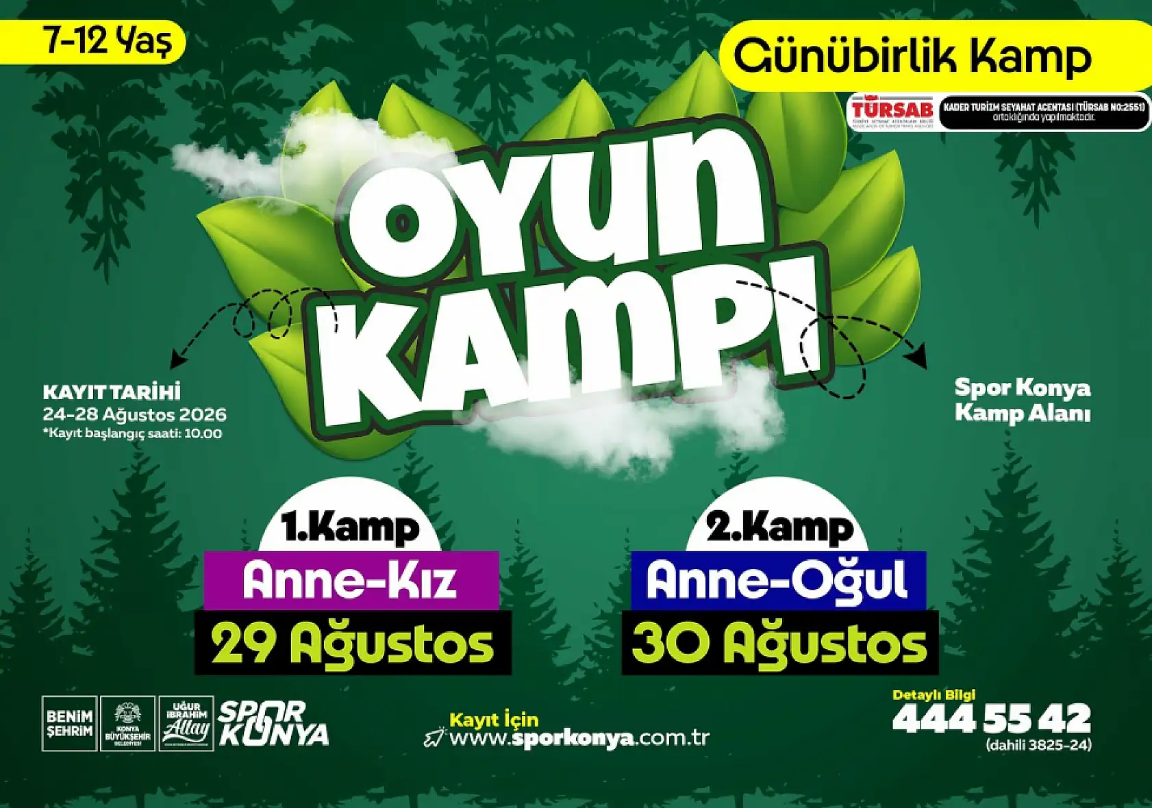 Konya'da çocuklar oyuna doyacak: Dev kamp için geri sayım başladı!