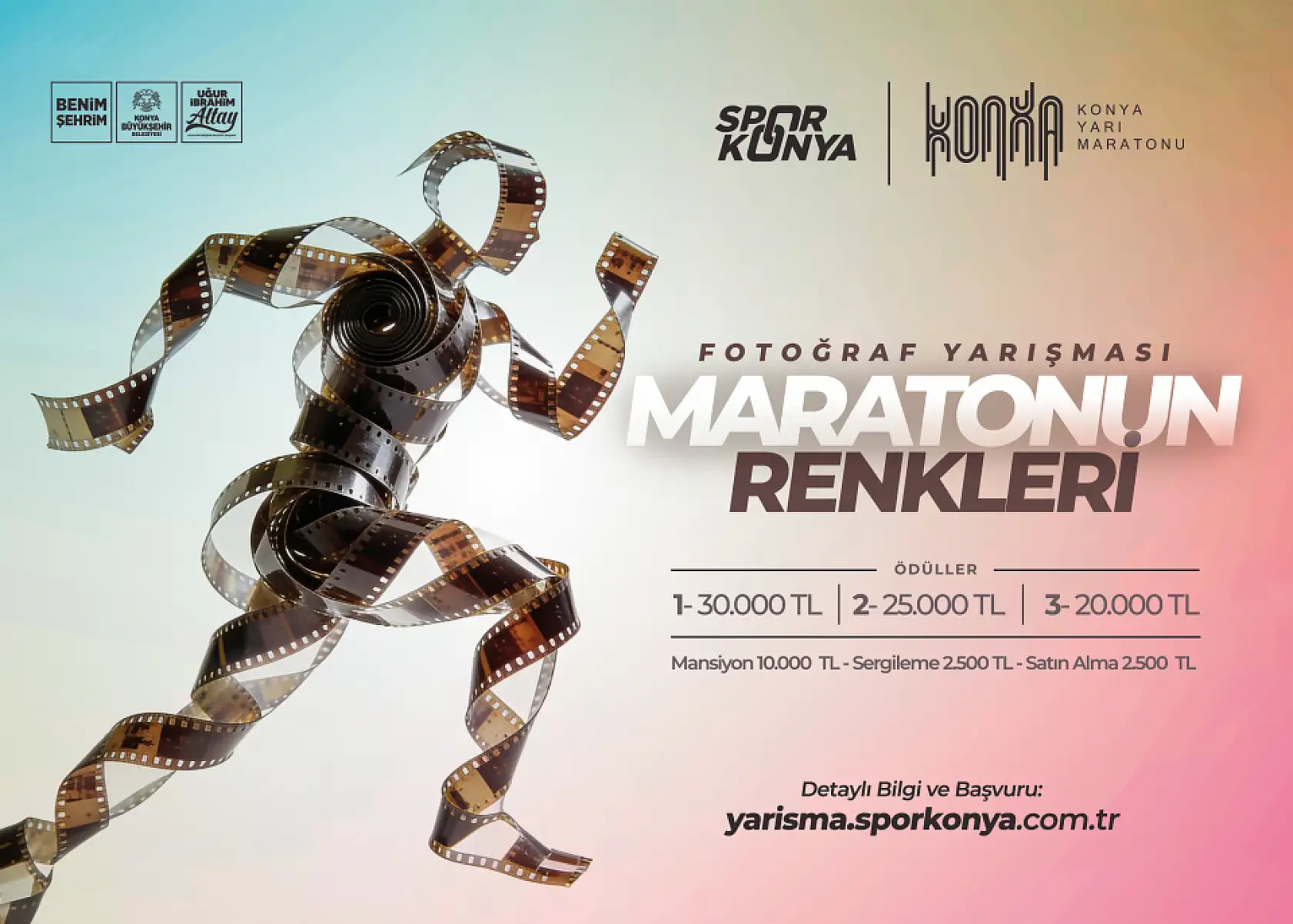 Konya'da maratonun renkleri yarışıyor! Başvurular başladı!