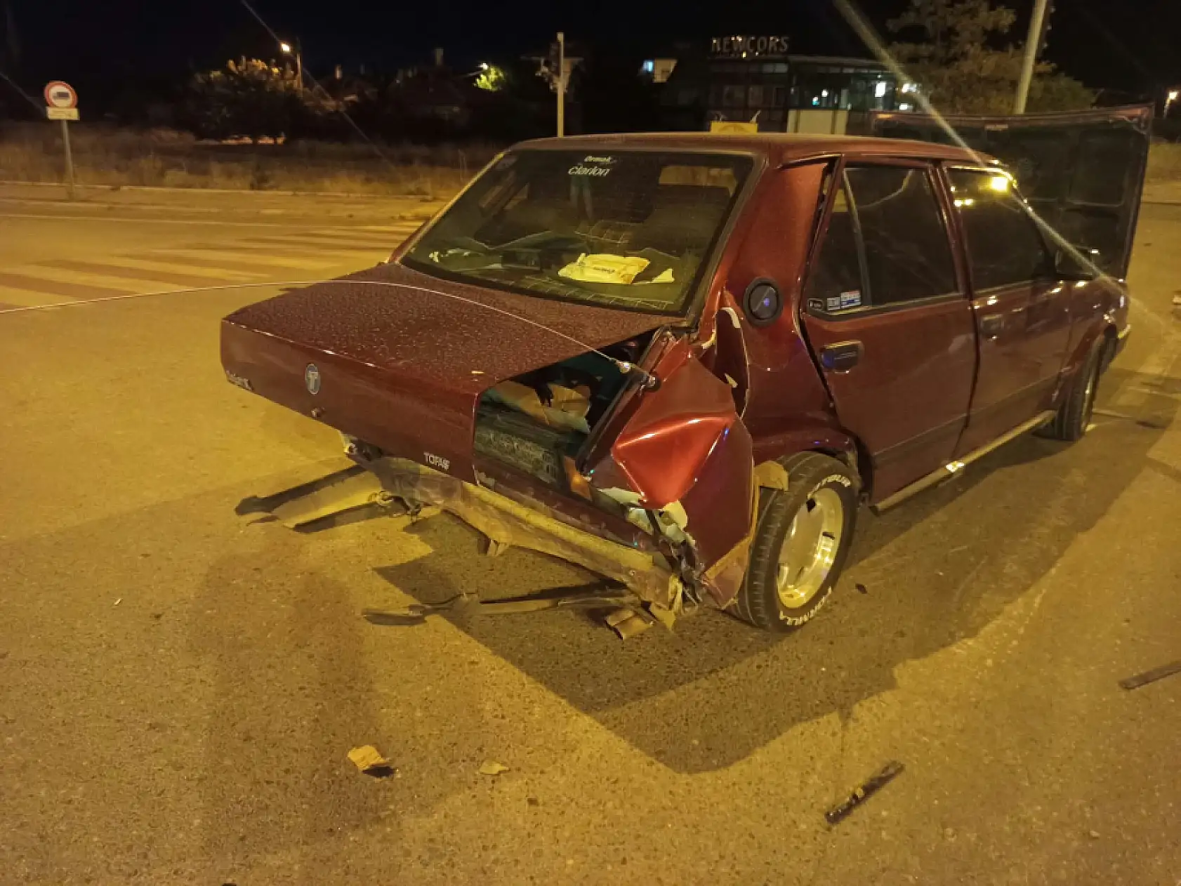 Konya'da korkunç kaza! 2 otomobil birbirine girdi! Yaralılar var
