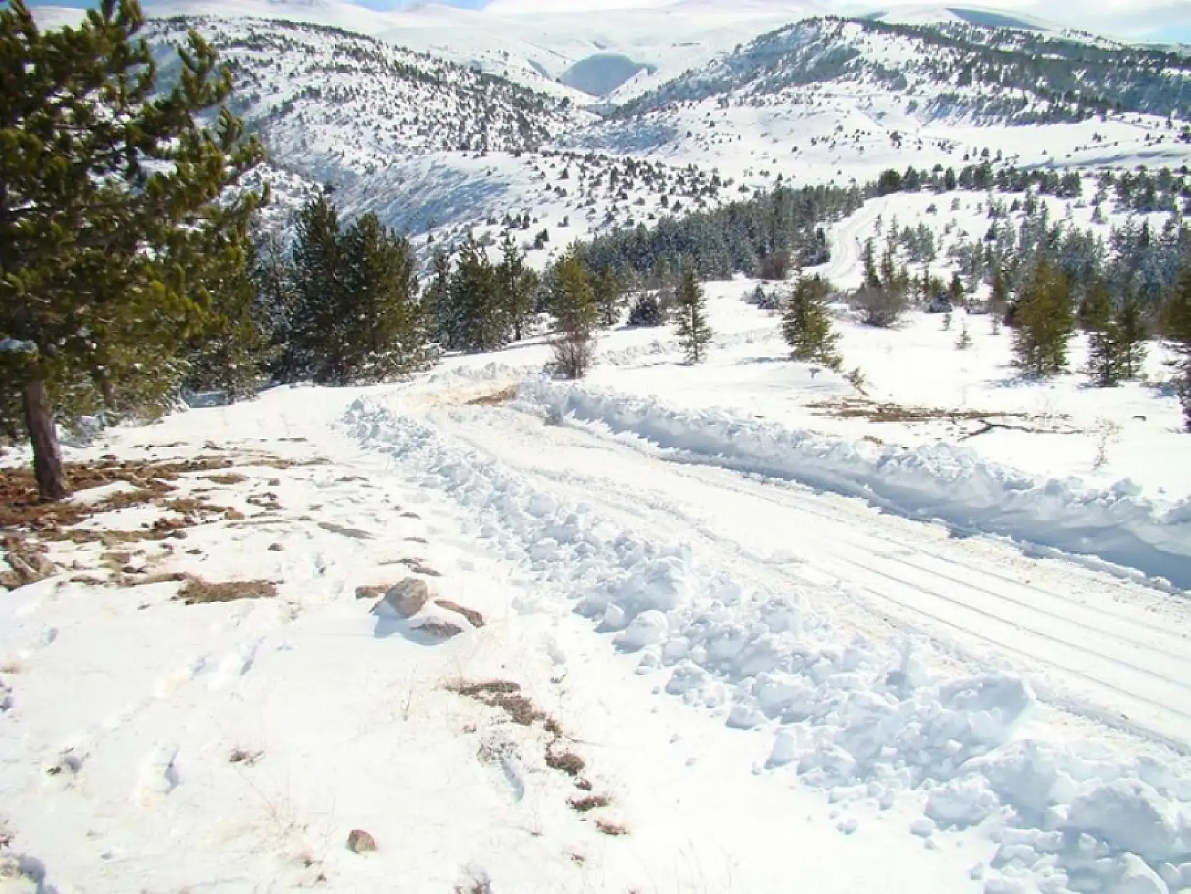 Konyalılar kayak için buraya koşuyor! Konya'nın gözdesi haline geldi