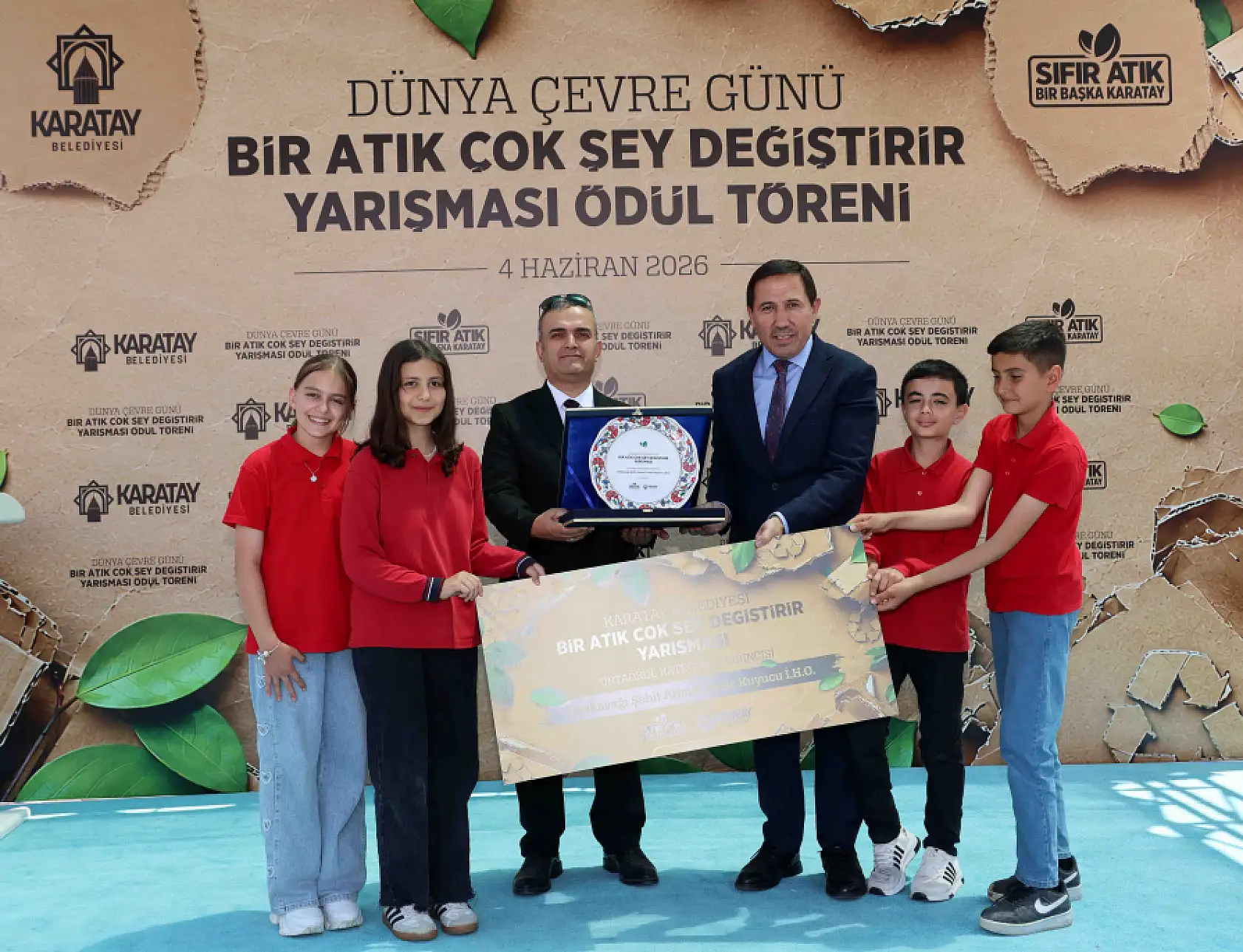 Karatay'da bir atık çok şey değiştirdi! Gençler geri dönüşümde tarih yazdı