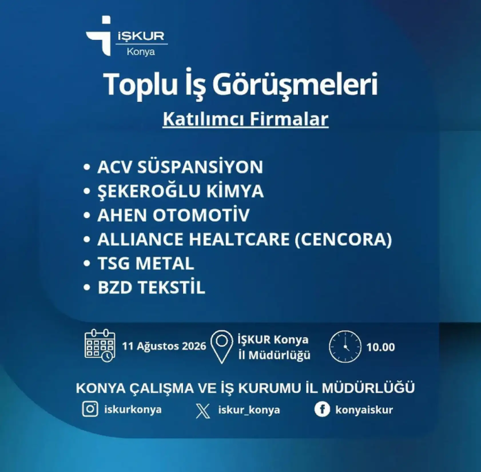 Konya'da iş arayanlara büyük fırsat: 6 firma personel alacak!