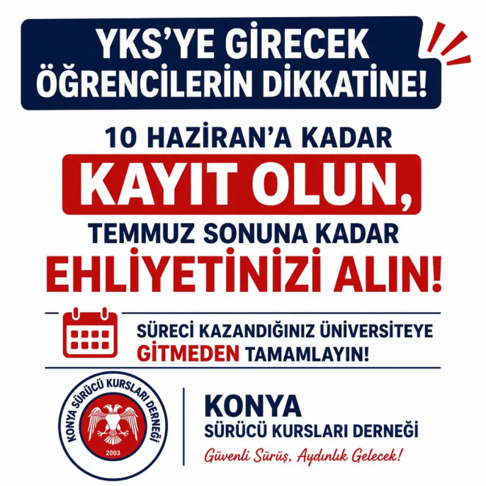 Ehliyet almak isteyen gençler müjde! Avantajlı sürüş için son kayıt tarihi açıklandı!