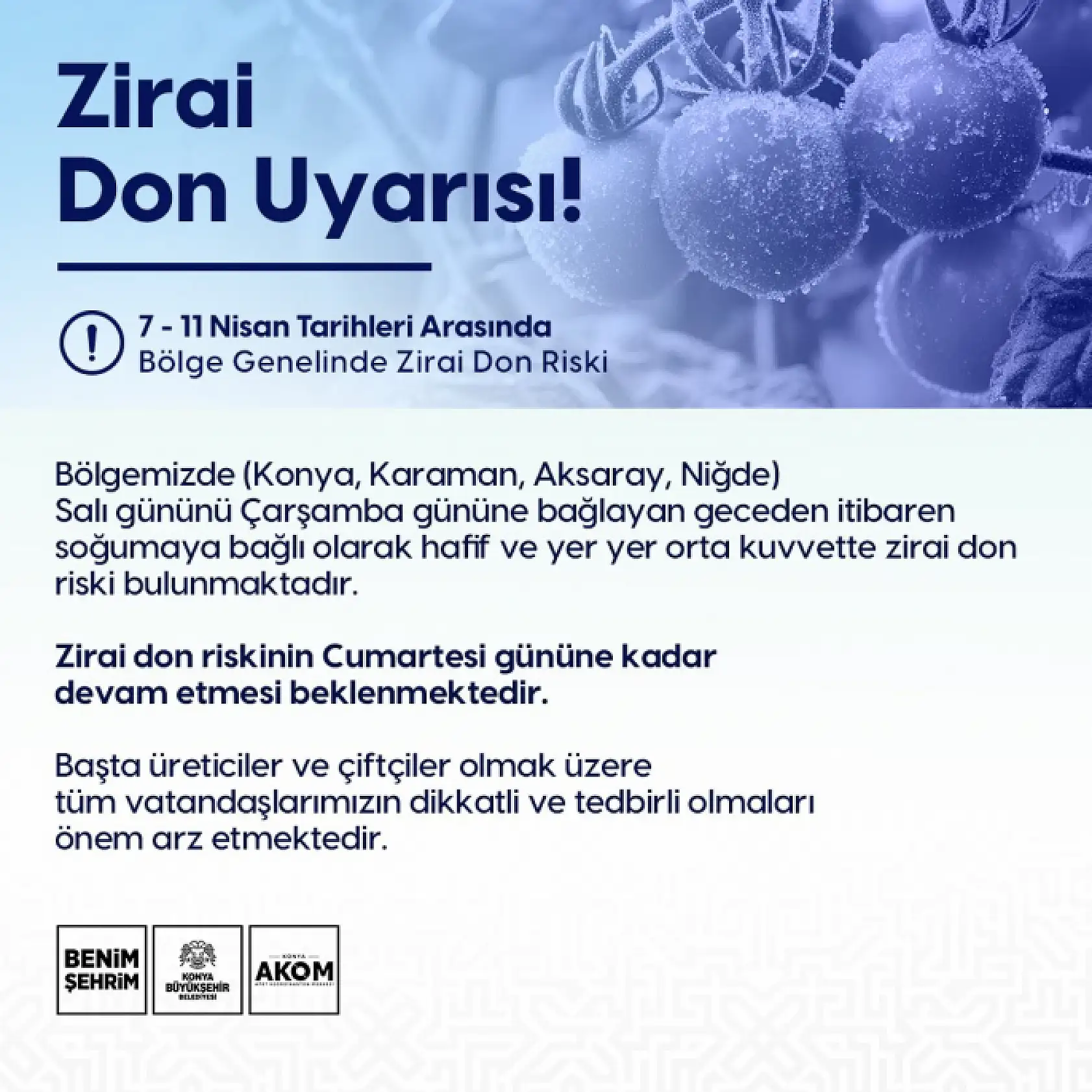 Konya dahil 4 il donacak! Dereceler düşüyor