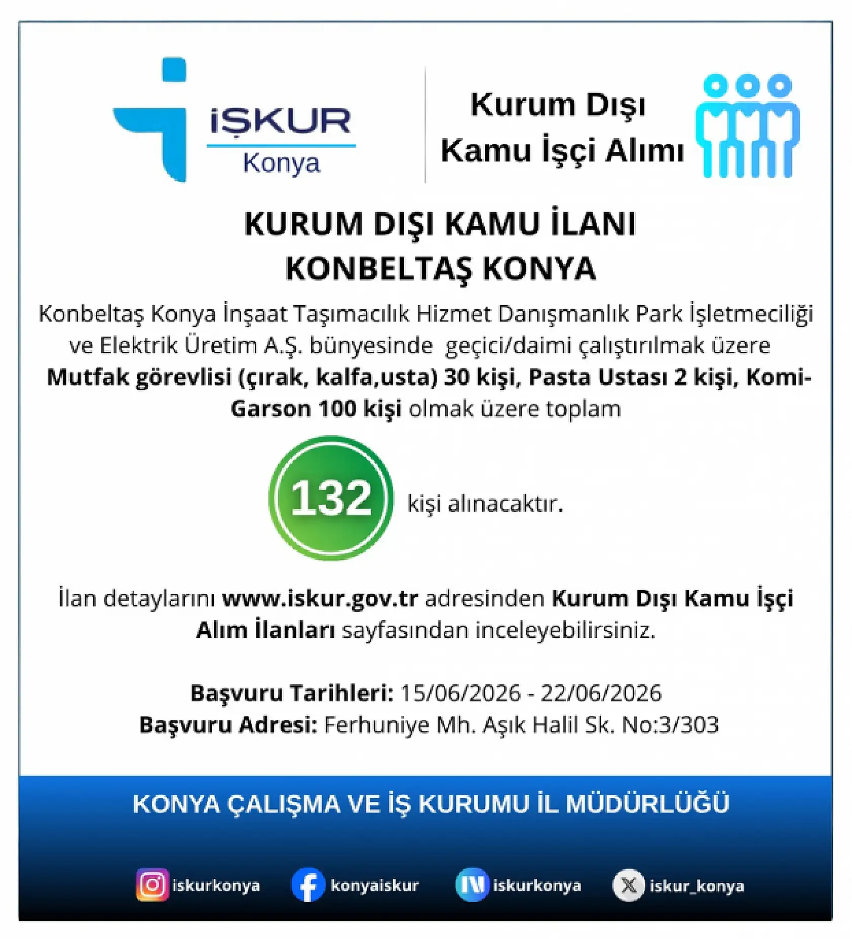 Konya'da iş arayanlar müjde! KONBELTAŞ personel alımı yapacak! Başvurular başladı!