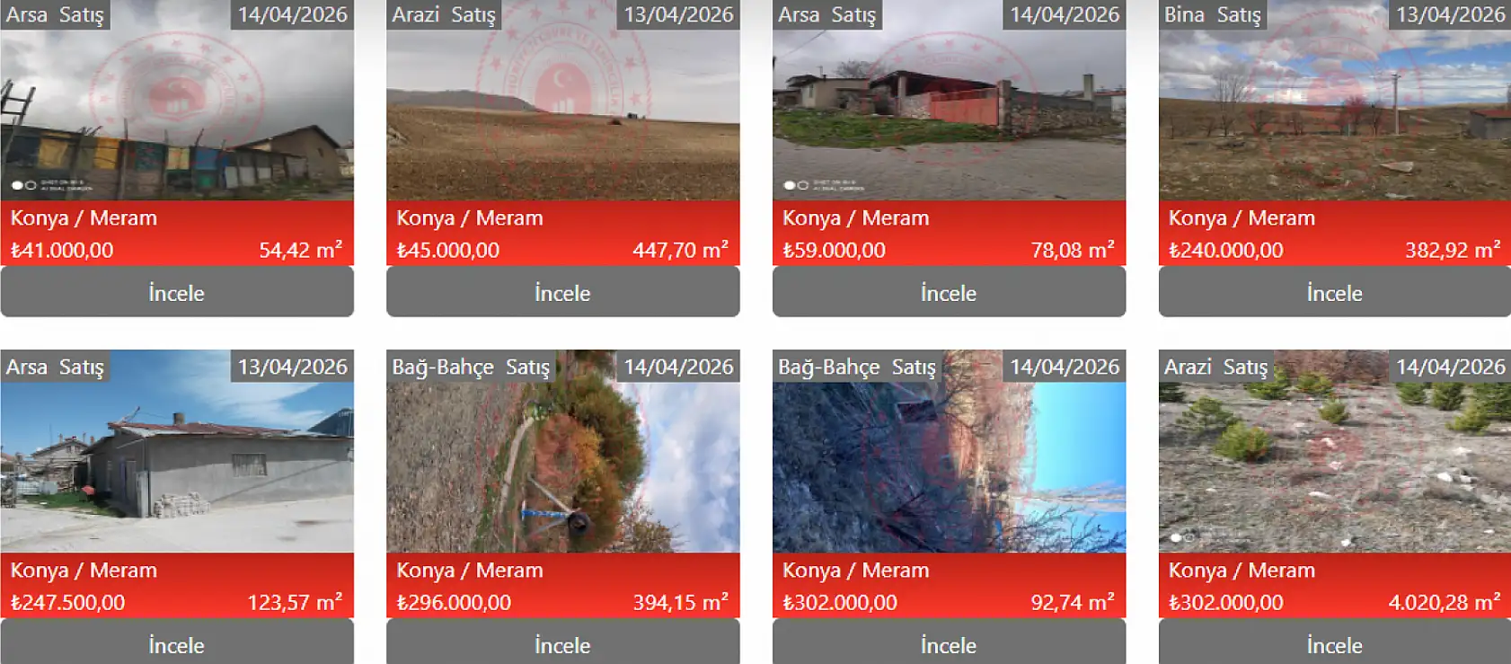 Milli Emlak, Konya'da 41 bine tapu sahibi yapıyor! Yatırımlık 12 arazi görücüye çıktı!
