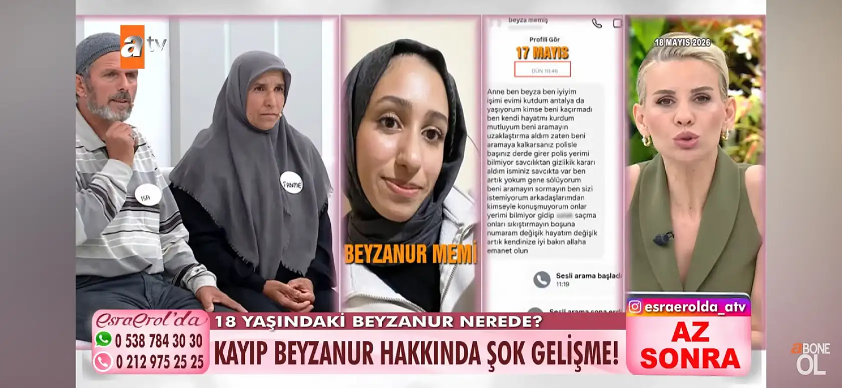 Konya'da sır dolu kayıp! Esra Erol canlı yayınında ortaya çıkan detay şoke etti