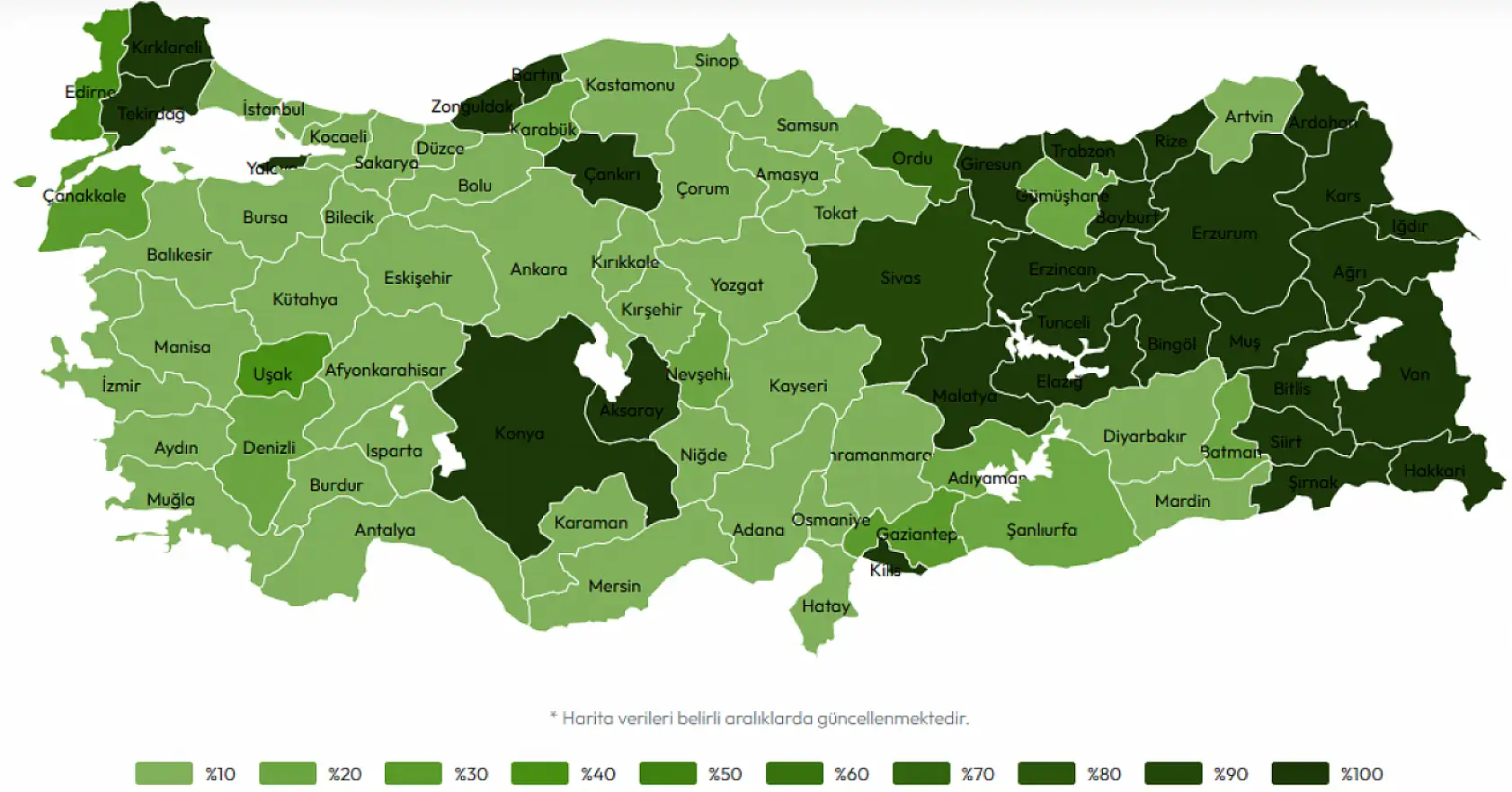 Bakanlık açıkladı: 'Yeşil Vatan Seferberliği'nde Konya ilk 10'da!