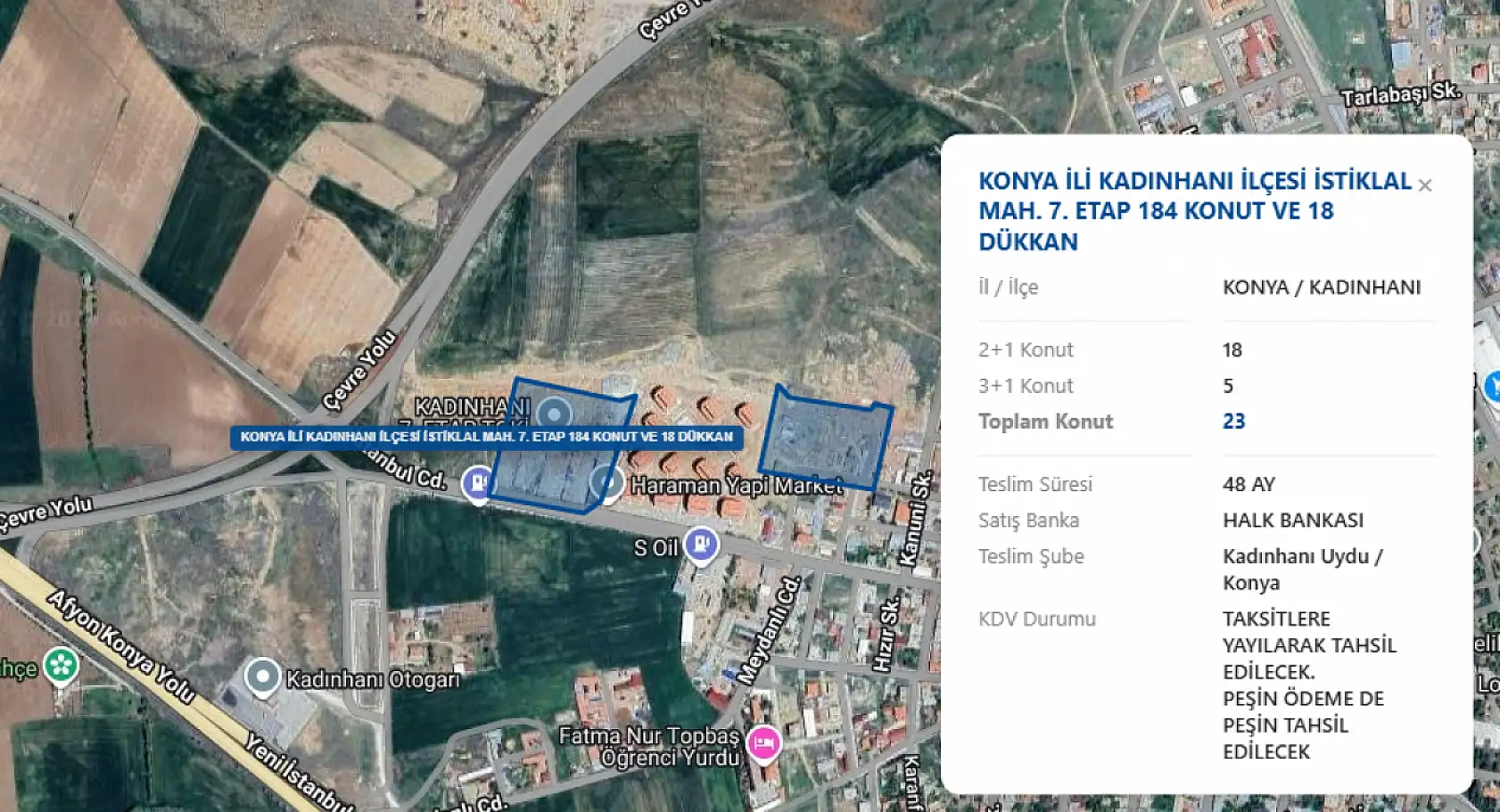 TOKİ'nin Konya'da satışa çıkardığı 998 konutun fiyatları, konumları belli oldu! İşte teslim tarihleri...