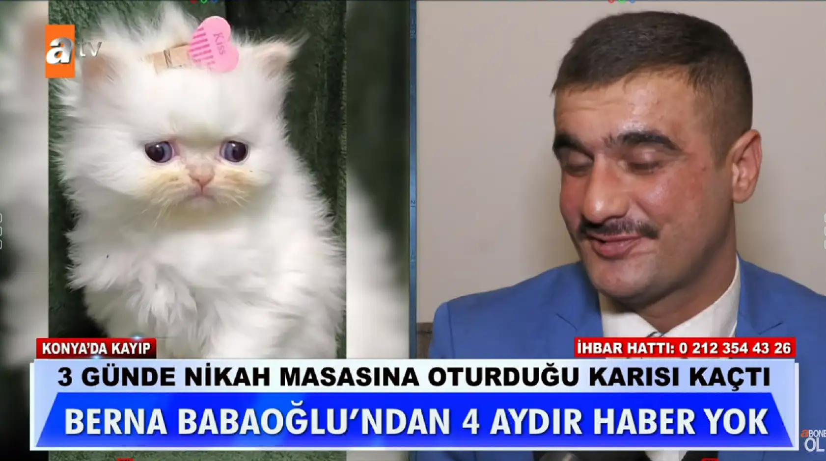 Konya'da sosyal medyada başlayan evlilik Müge Anlı'da bitti!