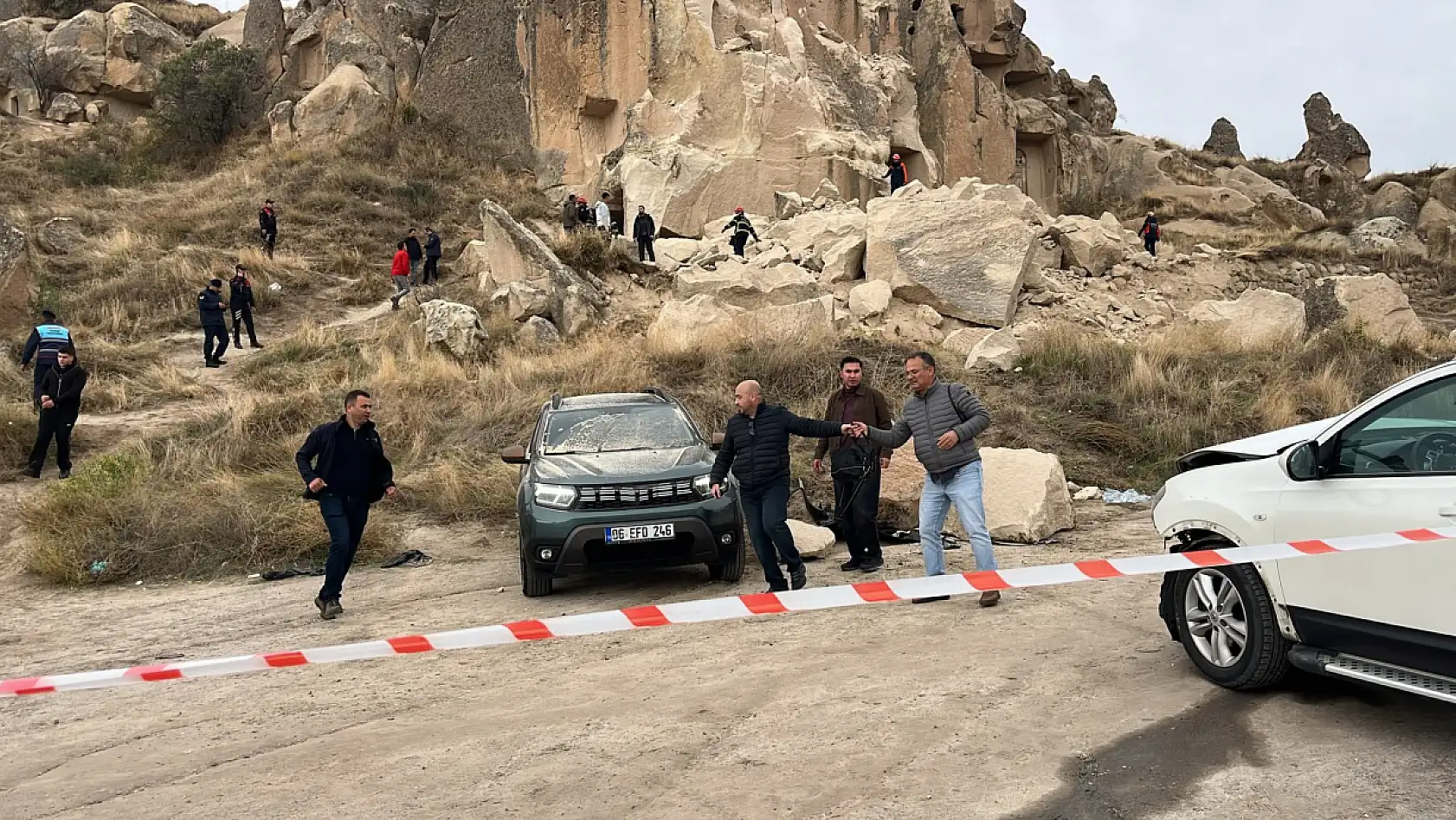 Bakan Memişoğlu duyurdu: Göreme'de ölü sayısı 3'e yükseldi, 5 yaralı...