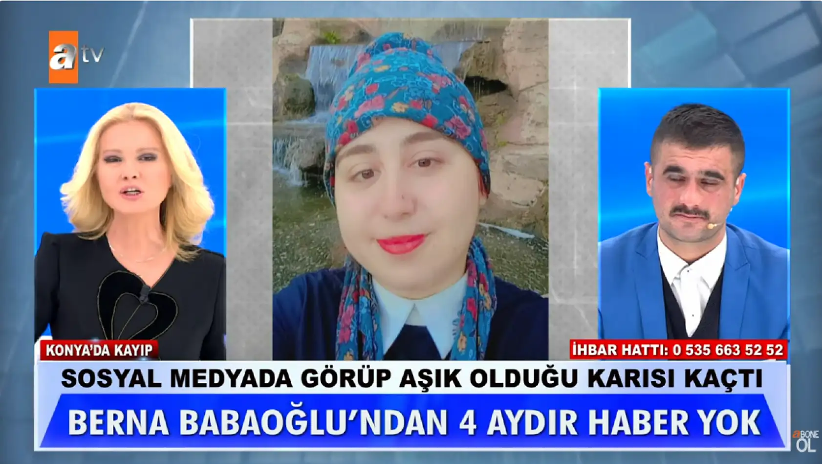 Konya'da sosyal medyada başlayan evlilik Müge Anlı'da bitti!