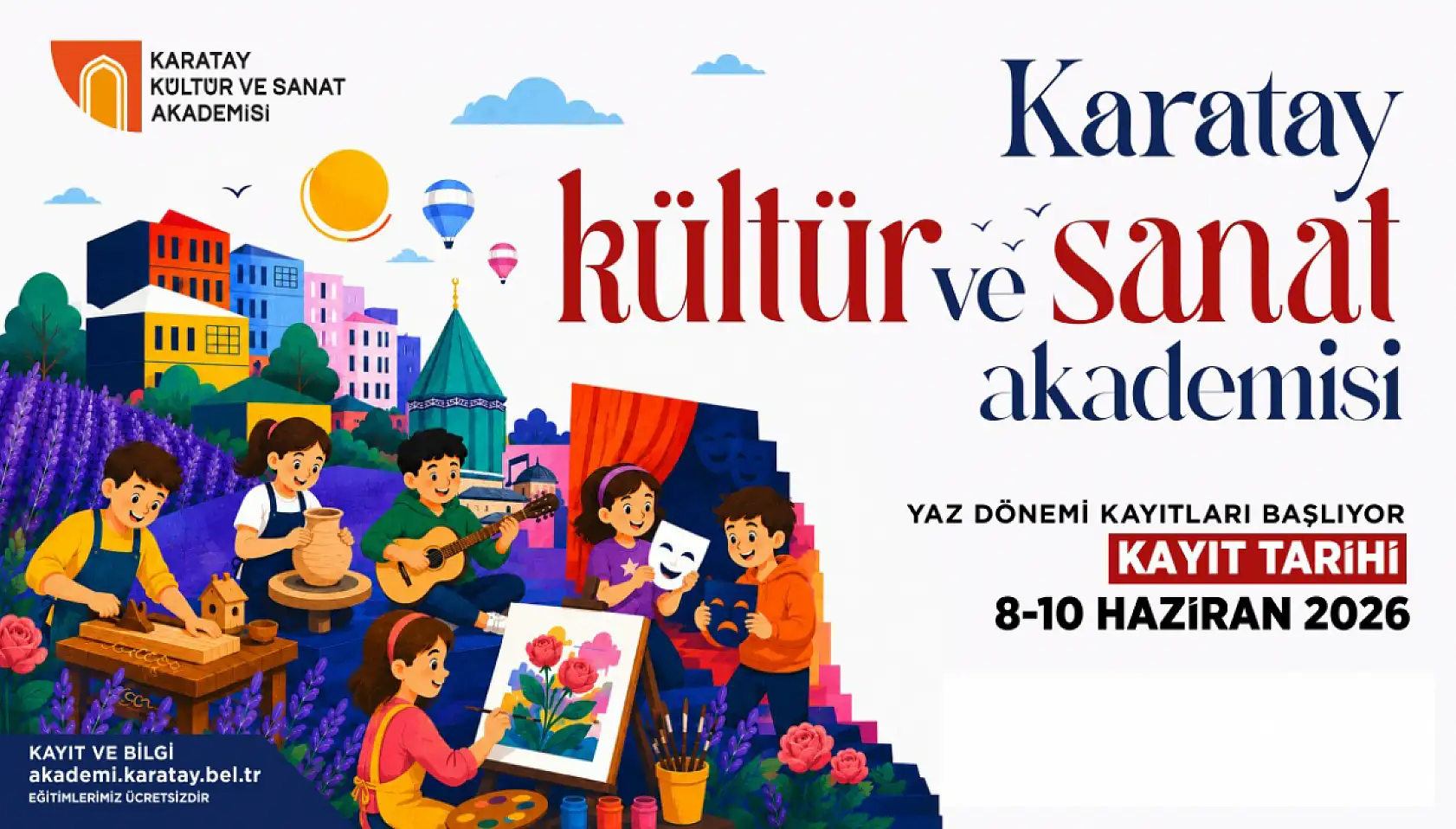 Konya'da ücretsiz yaz kursları başlıyor! Kontenjanlar dolmadan başvurun