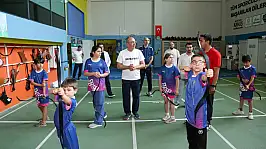 Başkan Kavuş, MEGA'da çocukların spor heyecanına ortak oldu!
