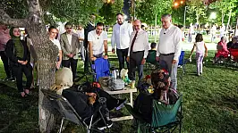 Başkan Özgökçen ve Pekyatırmacı'dan Selçuklu'da yaz akşamı sohbeti!
