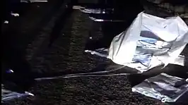 Karapınar'da çuval yüklü tırdan yola saçılanlar trafiği aksattı