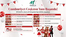 Konya'da Cumhuriyet Bayramı coşkusu M1 AVM'yi saracak!