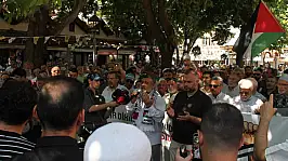 Konya'da Filistin Konvoyu'na destek açıklaması