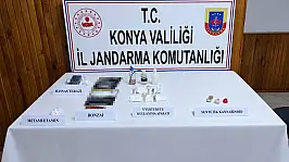 Konya'da jandarmadan uyuşturucu operasyonu! Binlerce hap ele geçirildi