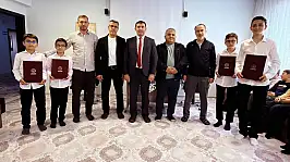 Konya'da öğrencilere hafızlık icazet belgesi verildi