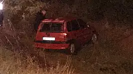 Konya'da tır otomobile arkadan çarpıştı: Kontrolden çıkan araç şarampole düştü!