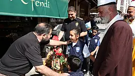 Konya'da Zabıta Haftası'nda renkli görüntüler! Esnafı gezdiler