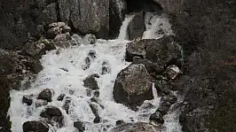 Kuruyan Düden Şelalesi yeniden hayat buldu