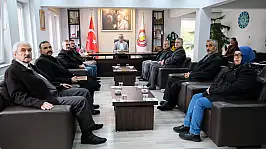 Seydişehir Belediye Başkanı Hasan Ustaoğlu, siyasi parti ilçe başkanlarıyla buluştu