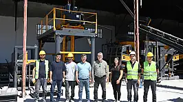 Seydişehir Belediyesi parke üretim tesisi kurdu