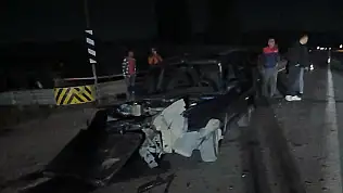 Konya'da iki otomobil çarpıştı! 3 yaralı
