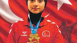 Konya'da şehit kızından gururlandıran başarı! Türkiye şampiyonu oldu