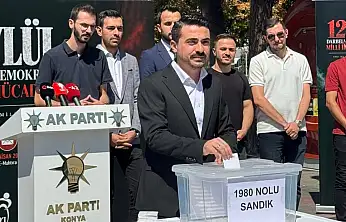 AK Parti Konya'dan 12 Eylül için tepki mesajı: Türkiye'nin geleceğine millet karar verir!