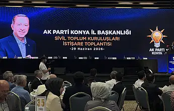 AK Parti Konya sivil toplum kuruluşlarıyla istişare toplantısı düzenledi