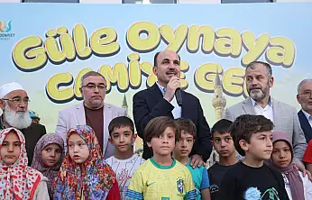 Başkan Altay çocuklarla sabah namazında buluştu! Bisiklet heyecanı başladı